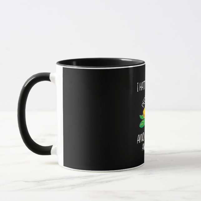 Mug Je Déteste Les Matins, Les Matins Et Les Gens (Gauche)