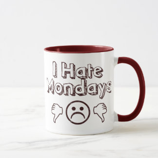 Mug Je déteste lundi