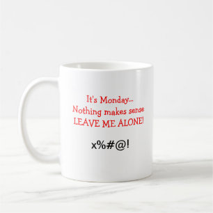 Mug Je déteste lundi