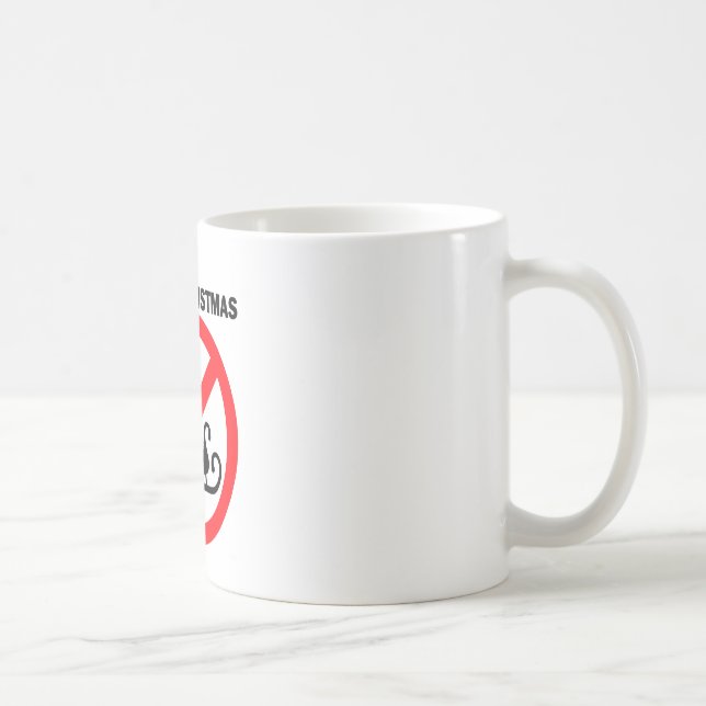 Mug Je déteste Noël (Droite)