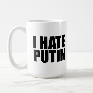 Mug Je déteste Poutine