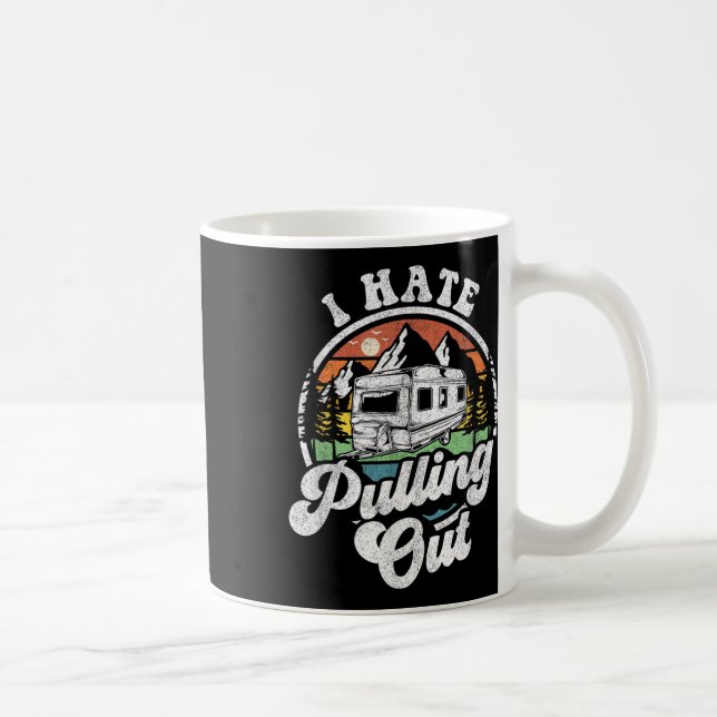 Mug Je déteste sortir drôle caravane camping remorque (Droite)