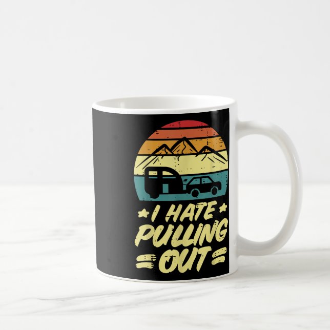 Mug Je déteste sortir la remorque de camping humour ré (Droite)