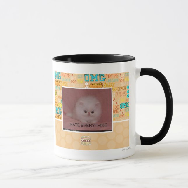 Mug Je déteste tout (Droite)