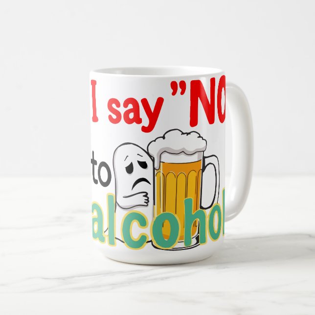 Mug Je dis NON à l'alcool (Devant droit)