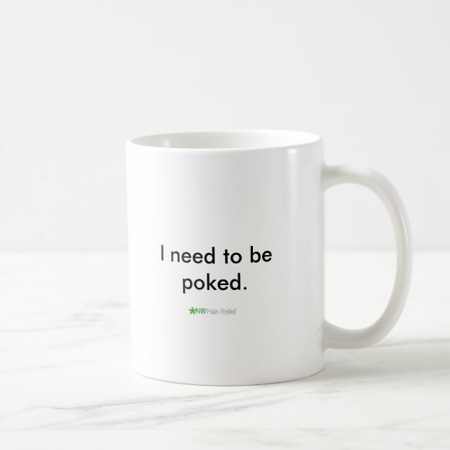Mug Je dois être poussé (Droite)