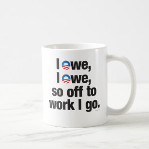Mug Je dois, je dois, tellement au travail que je vais