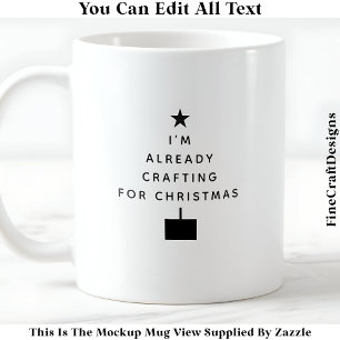 Mug Je Fabrique Déjà Pour Noël 041 Nouveauté