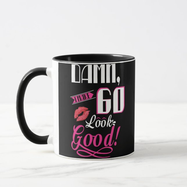 Mug Je fais 60 belle 60e anniversaire (Gauche)