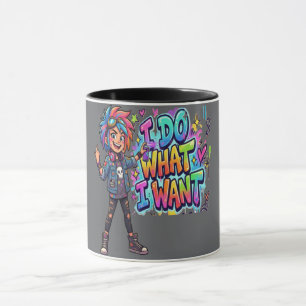 Mug Je Fais Ce Que Je Veux Tee Drôle D'attitude   Dess