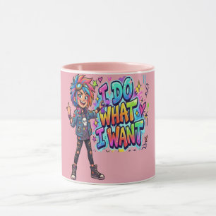 Mug Je Fais Ce Que Je Veux Tee Drôle D'attitude   Dess