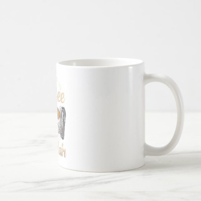 Mug Je Fais D'Abord Le Café Barbier Coiffeur Coiffeur (Droite)