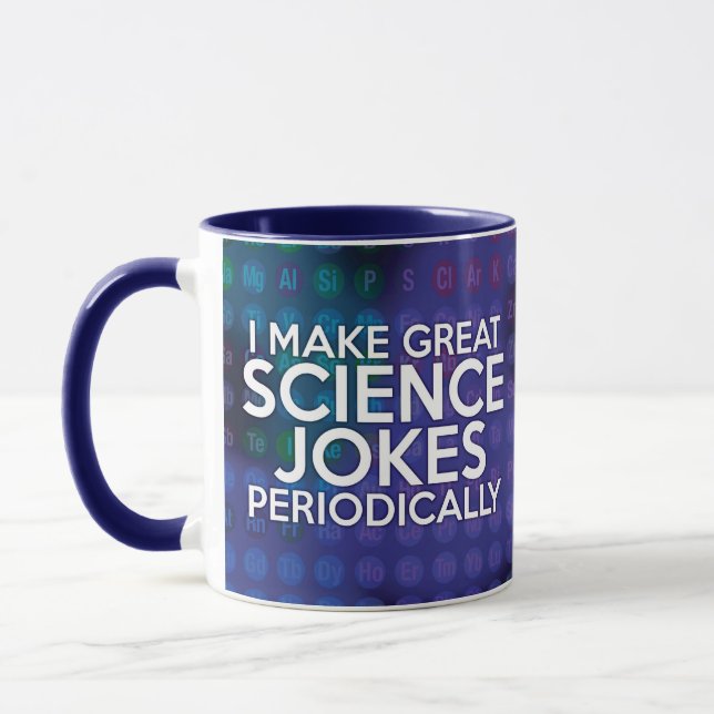 MUG JE FAIS DE GRANDES BLAGUES SCIENTIFIQUES PÉRIODIQU (Gauche)