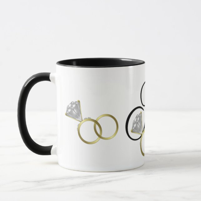 Mug Je fais des anneaux de mariage (Gauche)