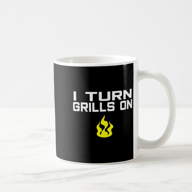 Mug Je fais des grillades drôles de barbecue (Droite)