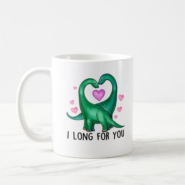 Mug Je fais du temps pour toi Dinosaure Dinosaure La S (Gauche)
