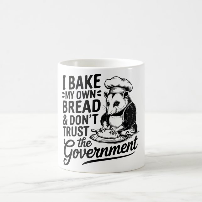 Mug "Je fais mon propre pain et ne fais pas confiance. (Centre)