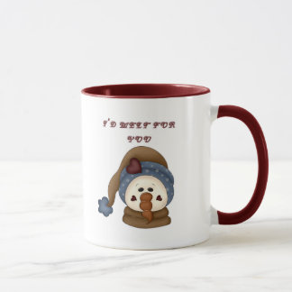 Mug Je fondrais pour vous le bonhomme de neige