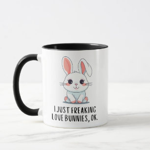 Mug Je Frappe Les Bunnies Amoureux Ok