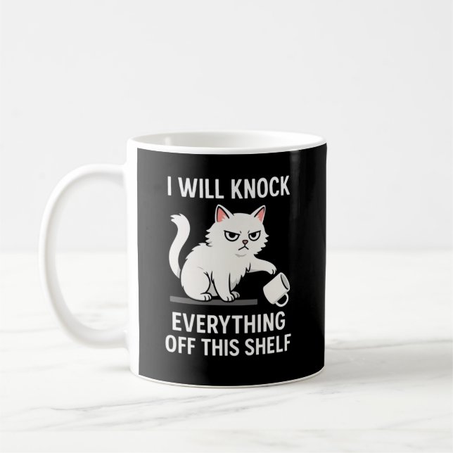 Mug Je Frapperai Tout De Ce Plateau (Gauche)