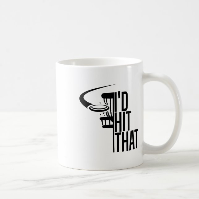 Mug Je frapperais ce cadeau drôle de disque de golf sp (Droite)