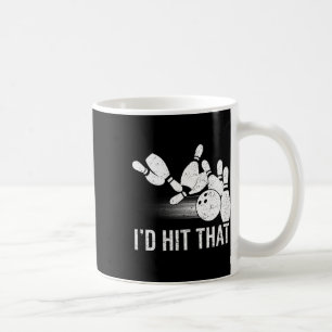 Mug Je frapperais cette chemise de bowling drôle Bowle