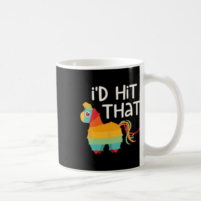 Mug Je frapperais cette chemise du parti Pinata Cinco  (Droite)