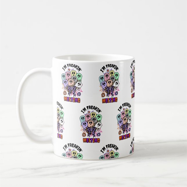 Mug Je freakin' fondre Halloween Glace Ghosts (Gauche)