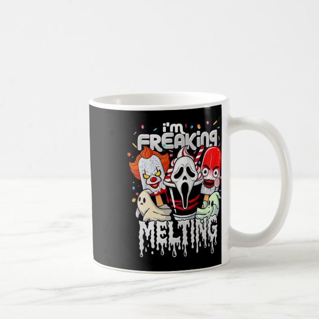 Mug Je freaking Melting Funny Halloween Ice Cream Jok (Droite)