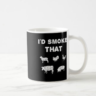 Mug Je fumerais ce chef fumeur Bbq cadeau Tee culinary