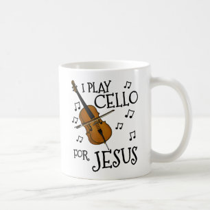 Mug Je Joue Cello Pour Jésus, Christian Cellist Musici
