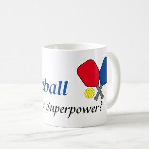 Mug Je joue la superpuissance de Pickleball