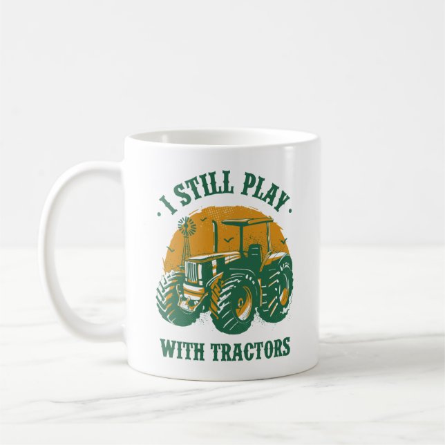 Mug Je Joue Toujours Des Tracteurs W (Gauche)