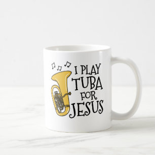 Mug Je Joue Tuba Pour Jésus, Musicien Tubaist Chrétien
