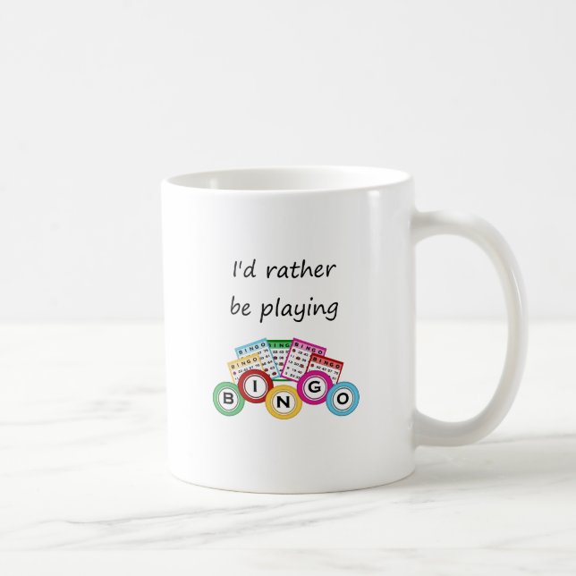 Mug Je jouerais plutôt le bingo-test (Droite)