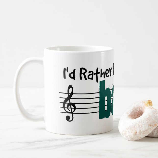 Mug Je jouerais plutôt mon banjo (Avec donut)