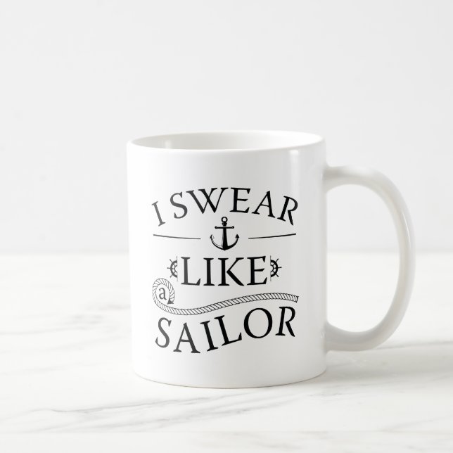 Mug Je jure comme un marin (Droite)