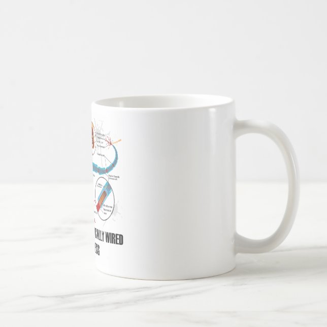 Mug Je juste suis neurologique câblé pour le succès (Droite)