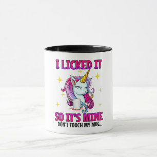 Mug Je l'ai cueilli, c'est le mien/licorne