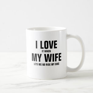 Mug Je l'aime quand mon mari me laisse partir tour mon
