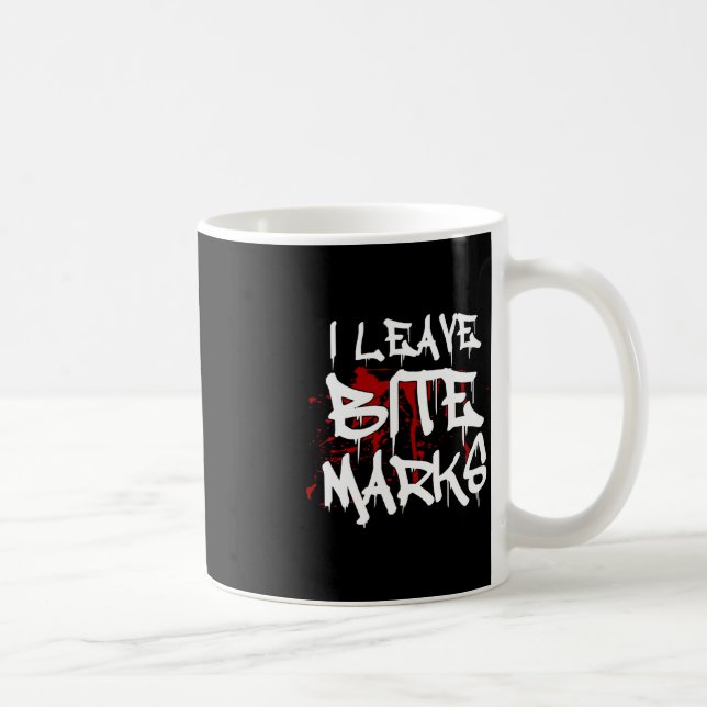 Mug Je Laisse Bite Marks Amusant Halloween Vampire san (Droite)