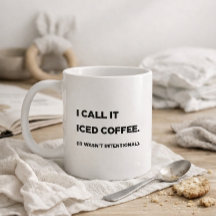 "Je l'appelle café glacé." Maman drôle