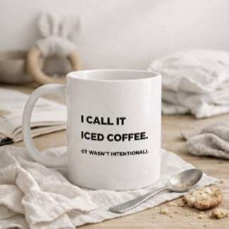 Mug "Je l'appelle café glacé." Maman drôle