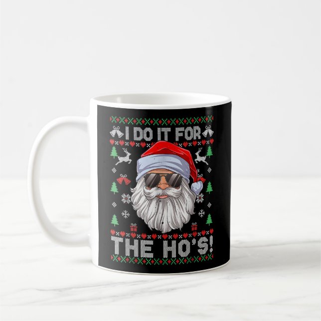 Mug Je Le Fais Pour Le Père Noël Inapproprié De Ho, (Gauche)