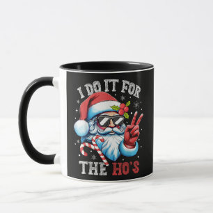 Mug Je le fais pour les Ho's Funny Christmas Santa