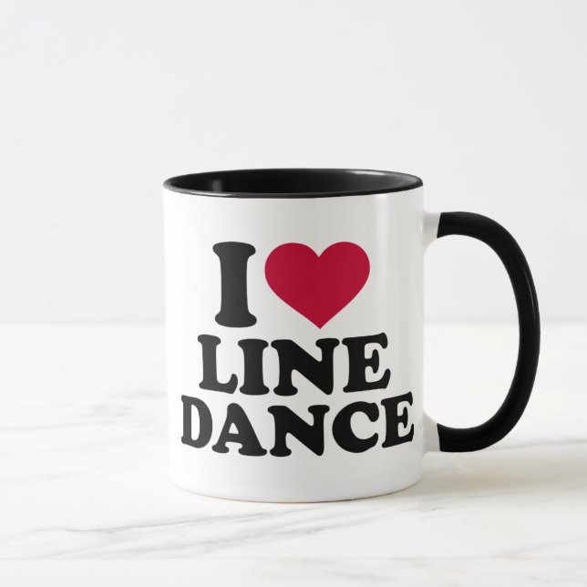 Mug Je ligne danse d'amour (Droite)