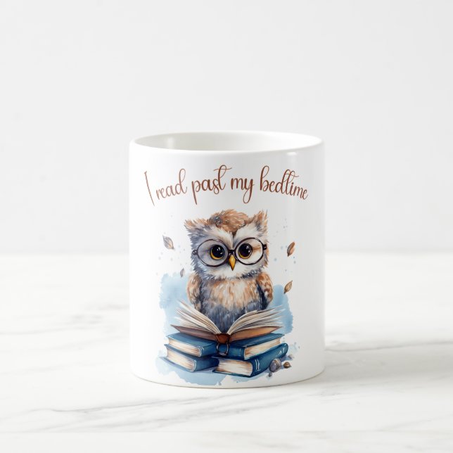 Mug Je lis au-delà de mon heure de coucher  (Centre)