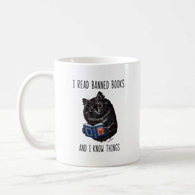 Mug Je Lis Des Livres Interdits Et Je Connais Les Chos (Gauche)