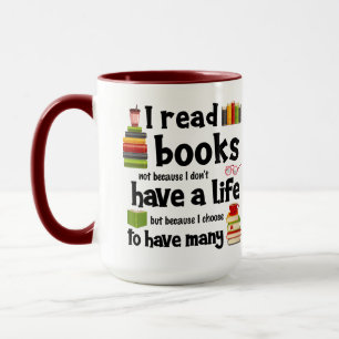 Mug Je Lis Des Livres Parce Que Je Dirige Beaucoup De