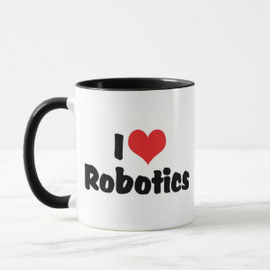 Mug Je Love Heart Robotics - Amoureux des Robots